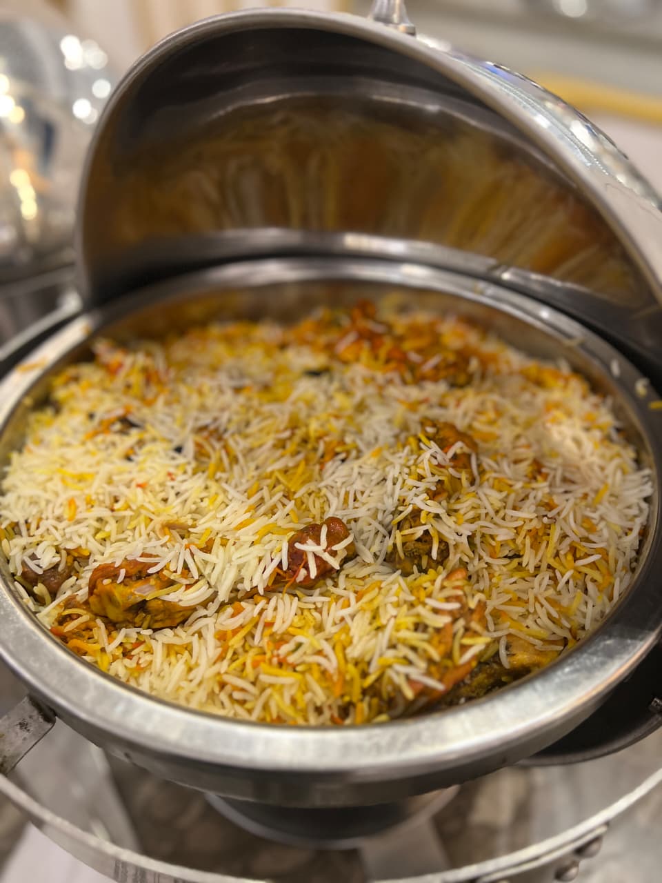 Beef Raseeli Biryani - slow-cooked beef layered rice